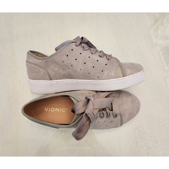 Vionic Gray Women's Sneakers - Picture 2 of 9